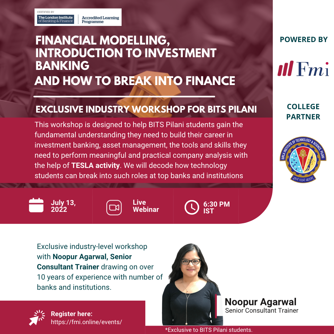 Financial Modelling & Introduction to Investment Banking